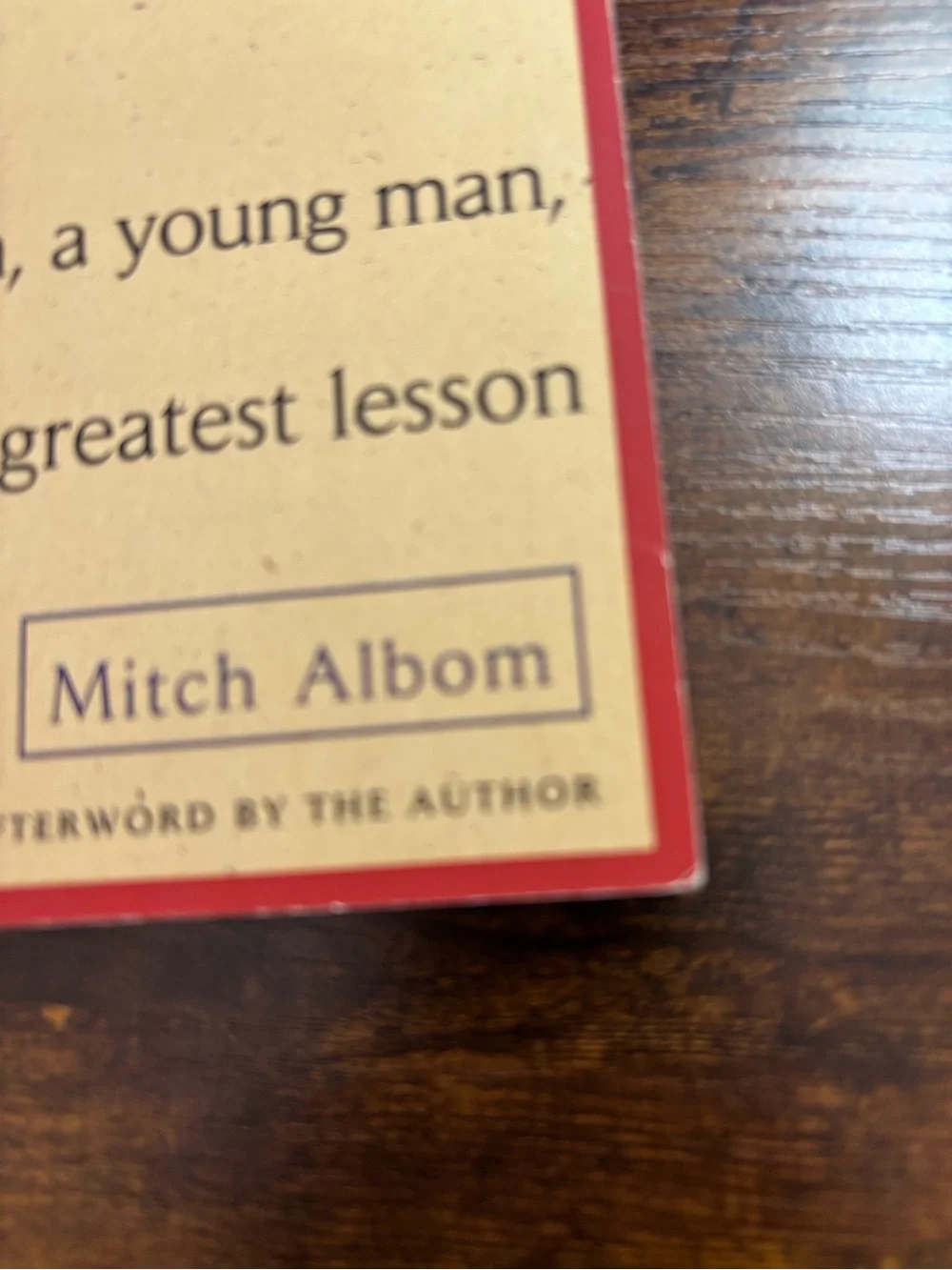 Tuesdays with Morrie